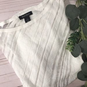 WHBM peasant tunic drawstring blouse M EUC